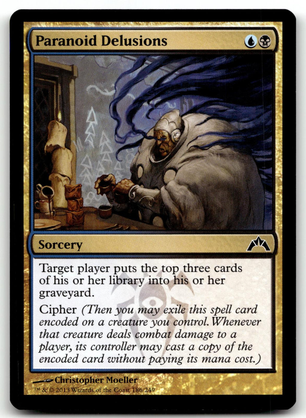Paranoid Delusions 186 Common Gatecrash Magic: The Gathering Near Mint