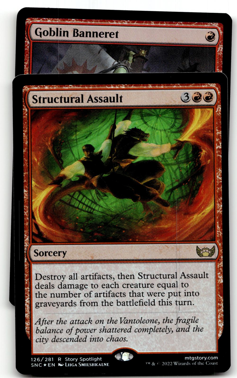 Structural Assault 126 Rare Streets of New Capenna Magic: The Gathering Foil NM
