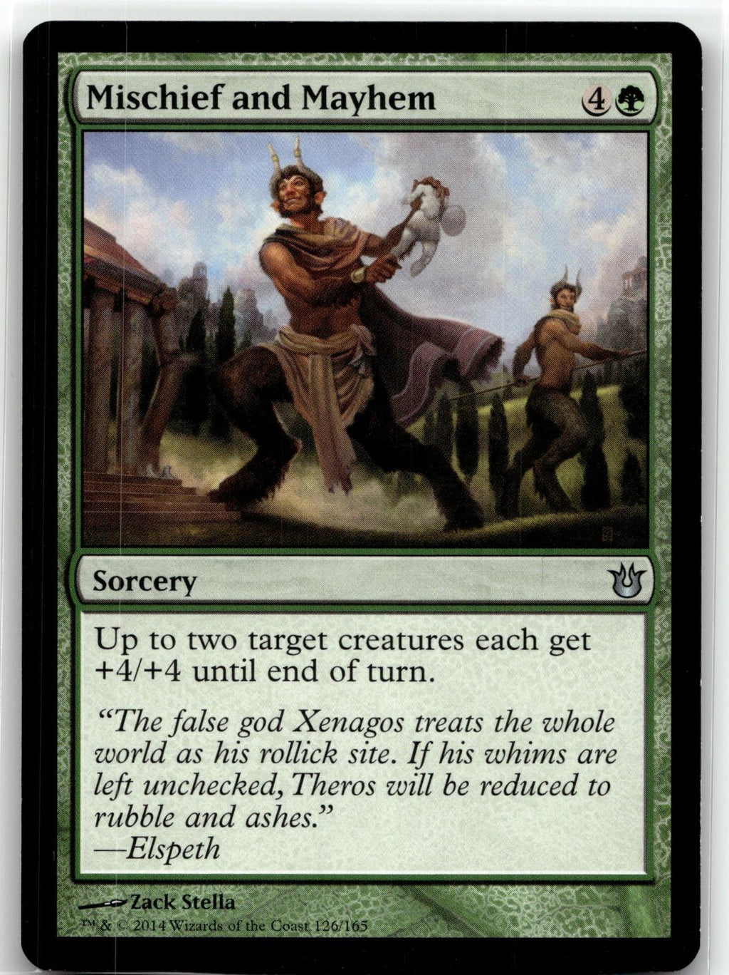 Mischief and Mayhem 126 Uncommon Born of the Gods Magic: The Gathering Near Mint