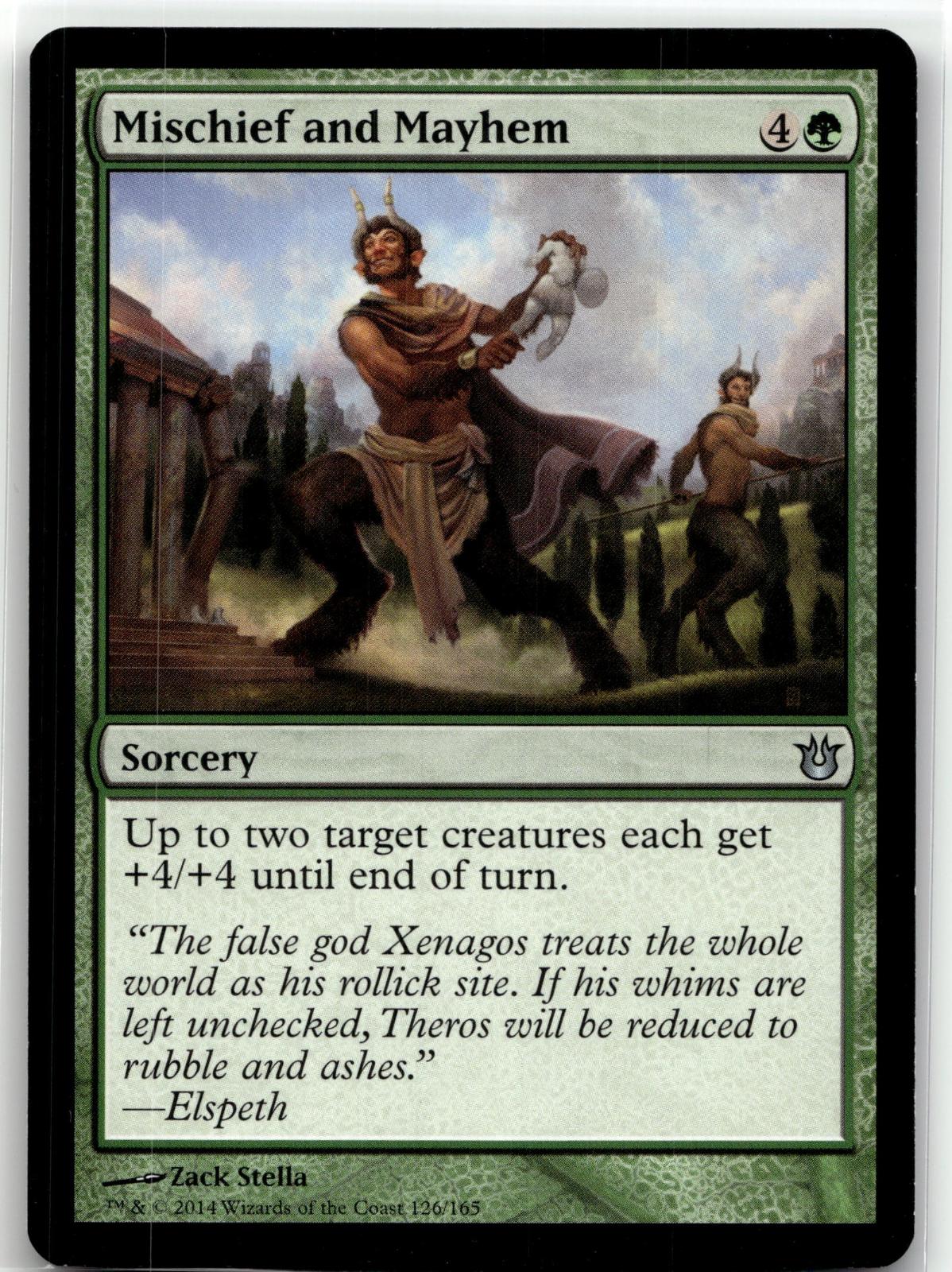 Mischief and Mayhem 126 Uncommon Born of the Gods Magic: The Gathering Near Mint