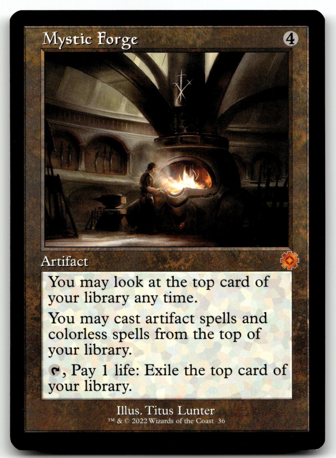 Mystic Forge 36 The Brothers' War: Retro Frame Artifacts Magic: The Gathering NM