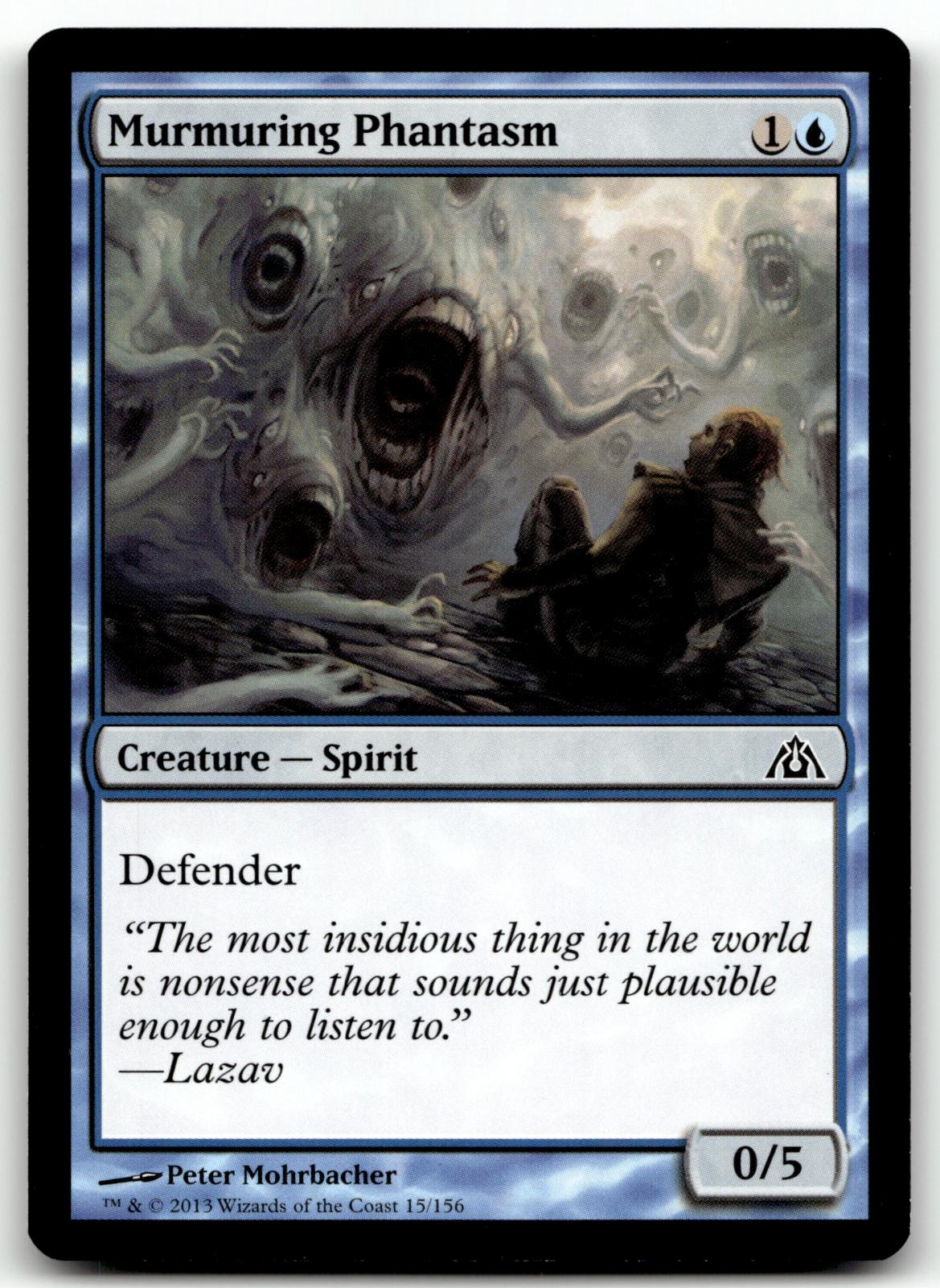 Murmuring Phantasm 15 Common Dragon's Maze Magic: The Gathering Near Mint