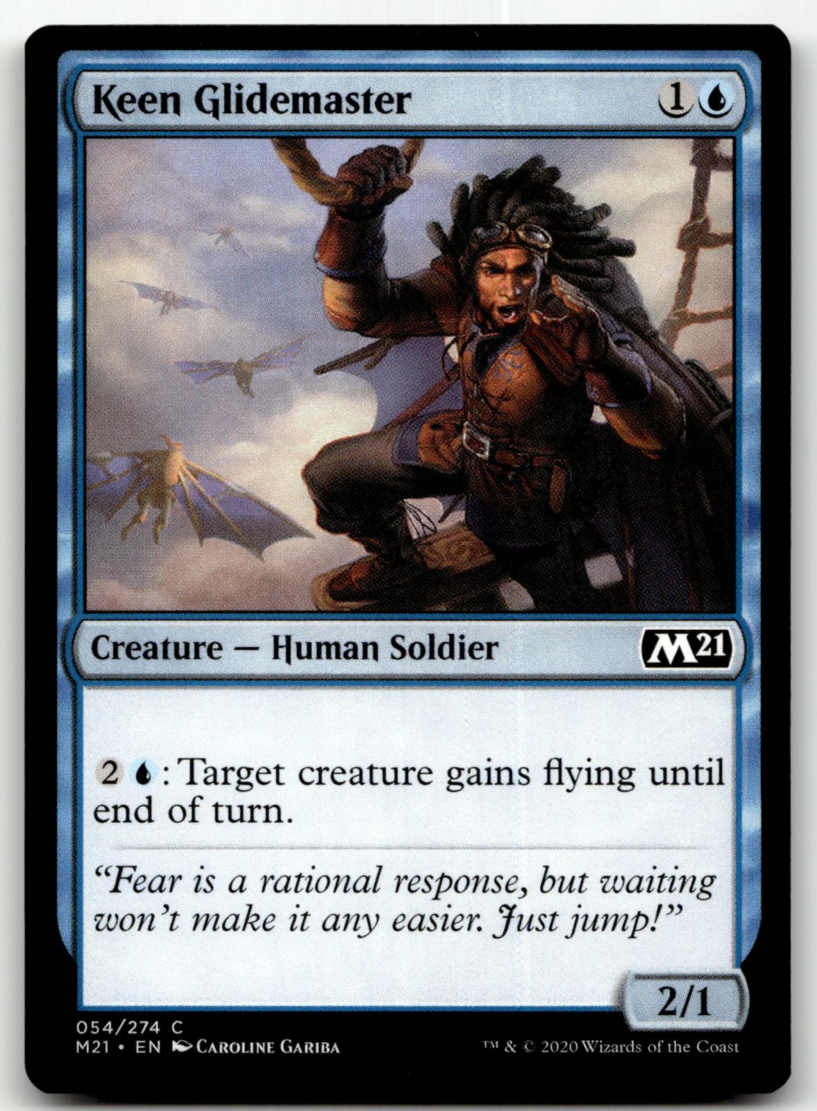 Keen Glidemaster 54 Common Core Set 2021 Magic: The Gathering Near Mint