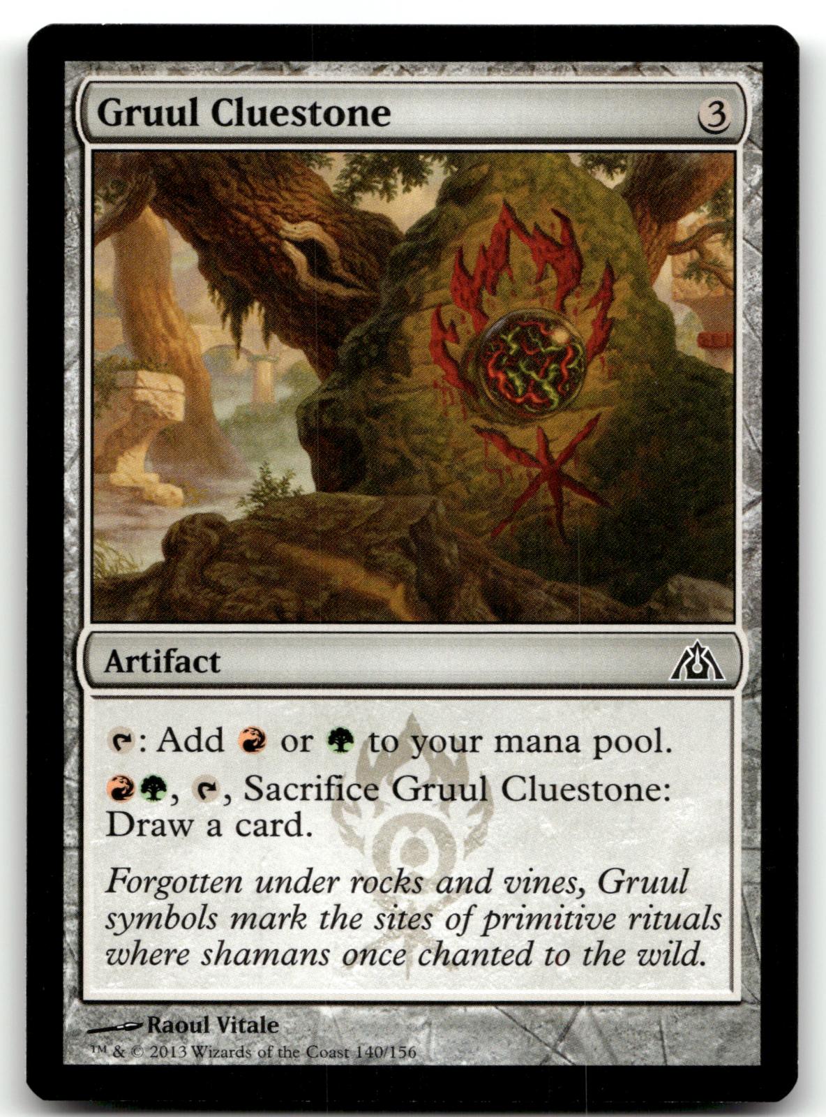Gruul Cluestone 140 Common Dragon's Maze Magic: The Gathering Near Mint