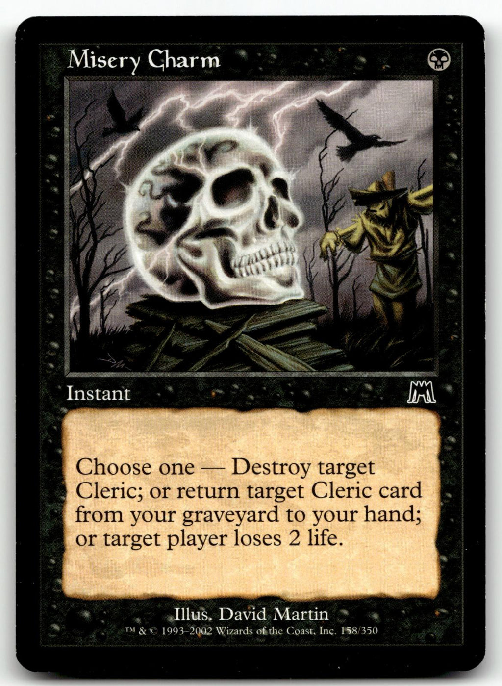 Misery Charm 158 Common Onslaught Magic: The Gathering Near Mint