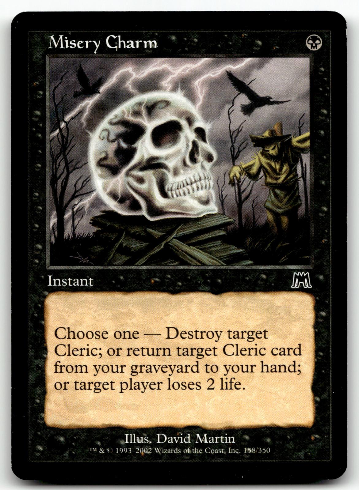 Misery Charm 158 Common Onslaught Magic: The Gathering Near Mint