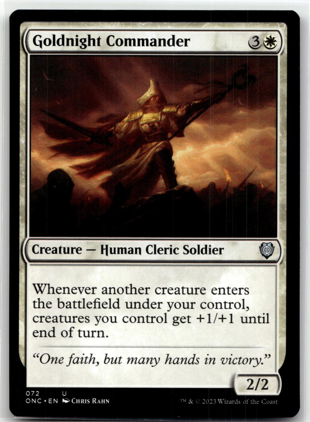 Goldnight Commander 72 Commander: Phyrexia: All Will Be One Magic: The Gathering