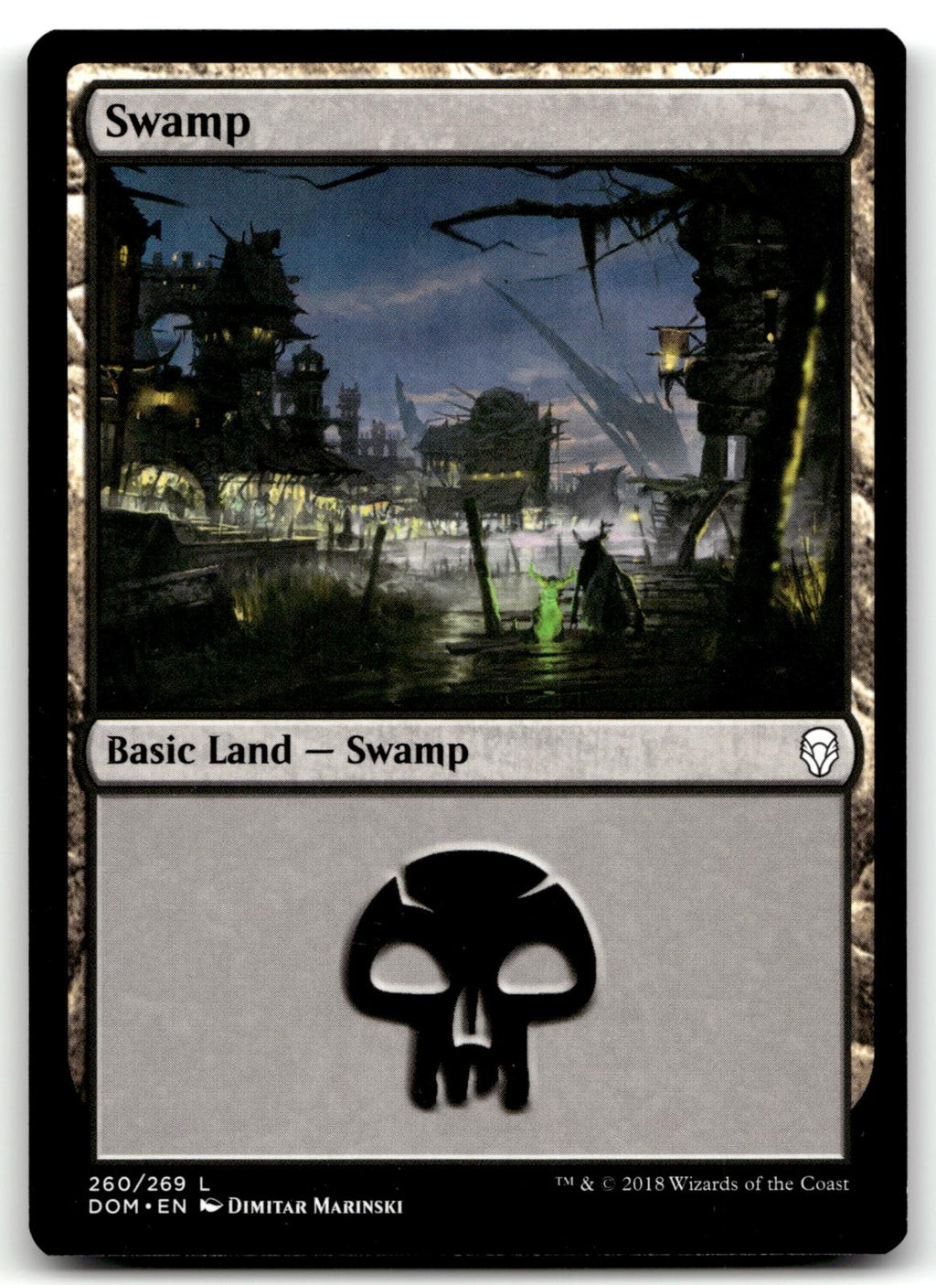 Swamp (260) 260 Land Dominaria Magic: The Gathering Near Mint