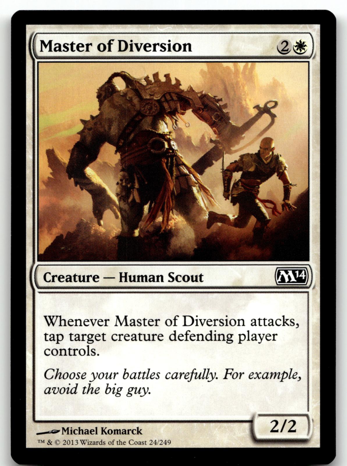Master of Diversion 24 Common Magic 2014 (M14) Magic: The Gathering Near Mint