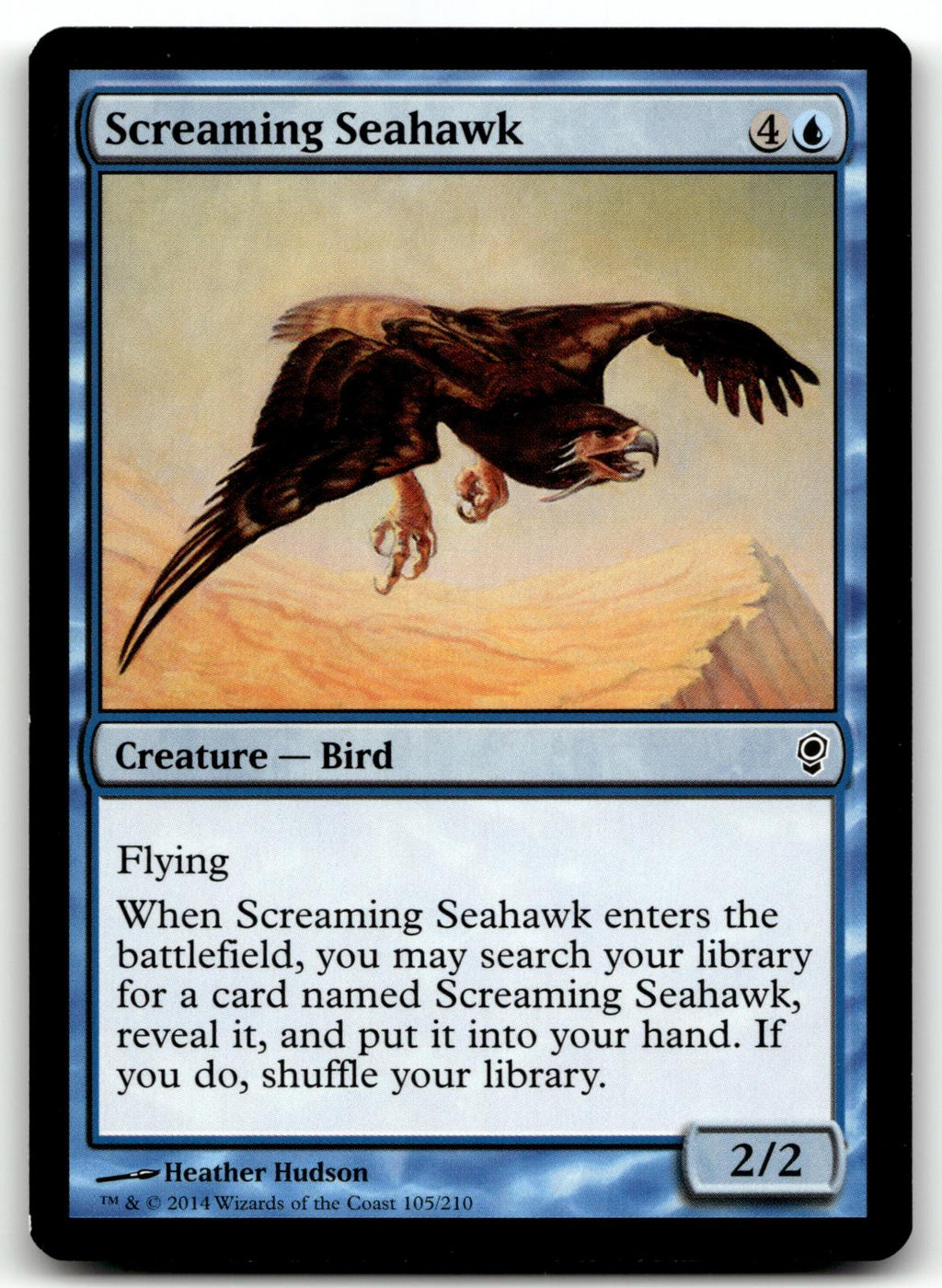Screaming Seahawk 105 Common Conspiracy Magic: The Gathering Near Mint