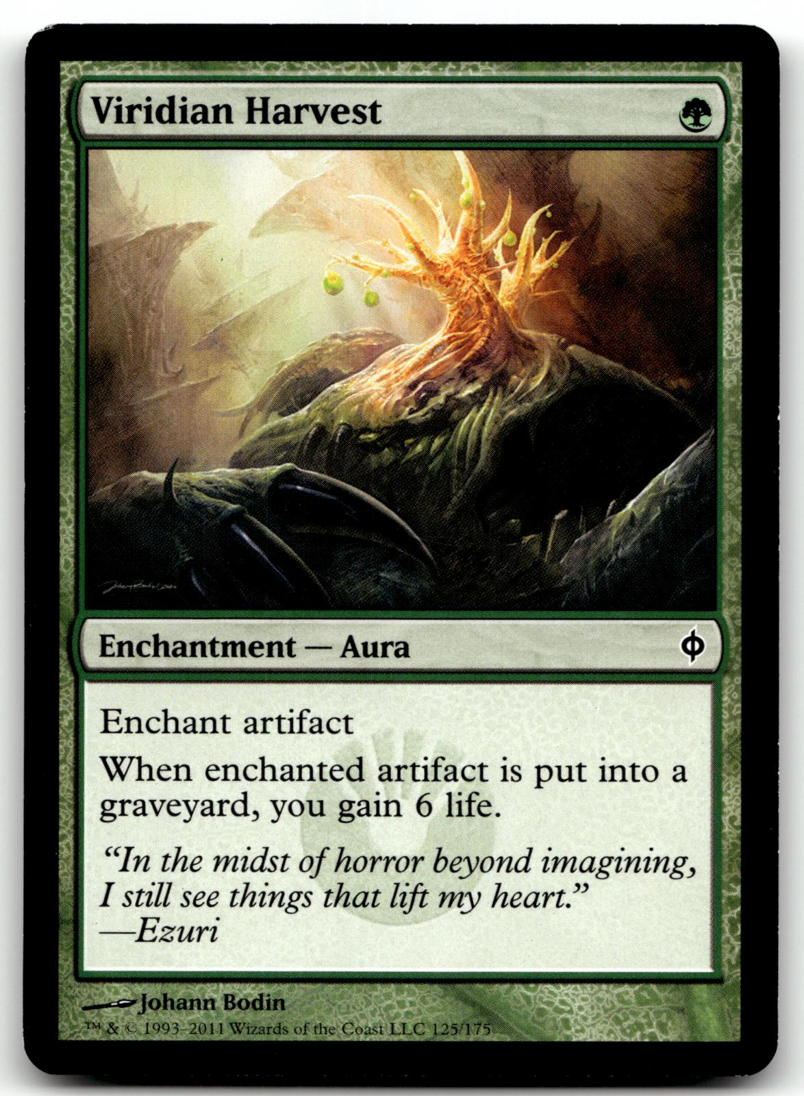 Viridian Harvest 125 Common New Phyrexia Magic: The Gathering Near Mint