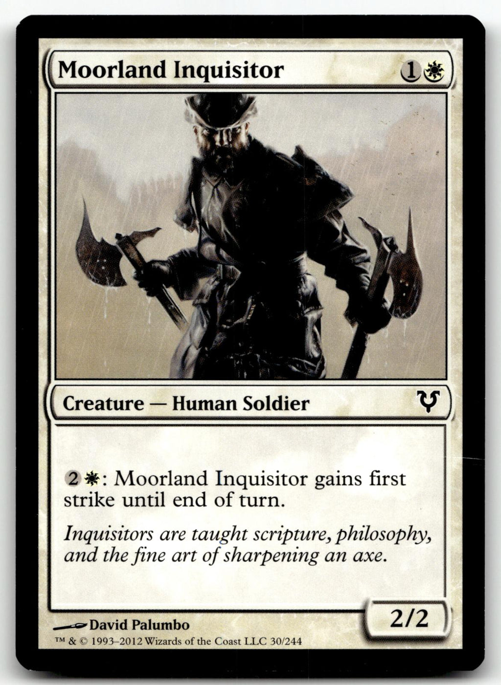 Moorland Inquisitor 30 Common Avacyn Restored Magic: The Gathering Near Mint