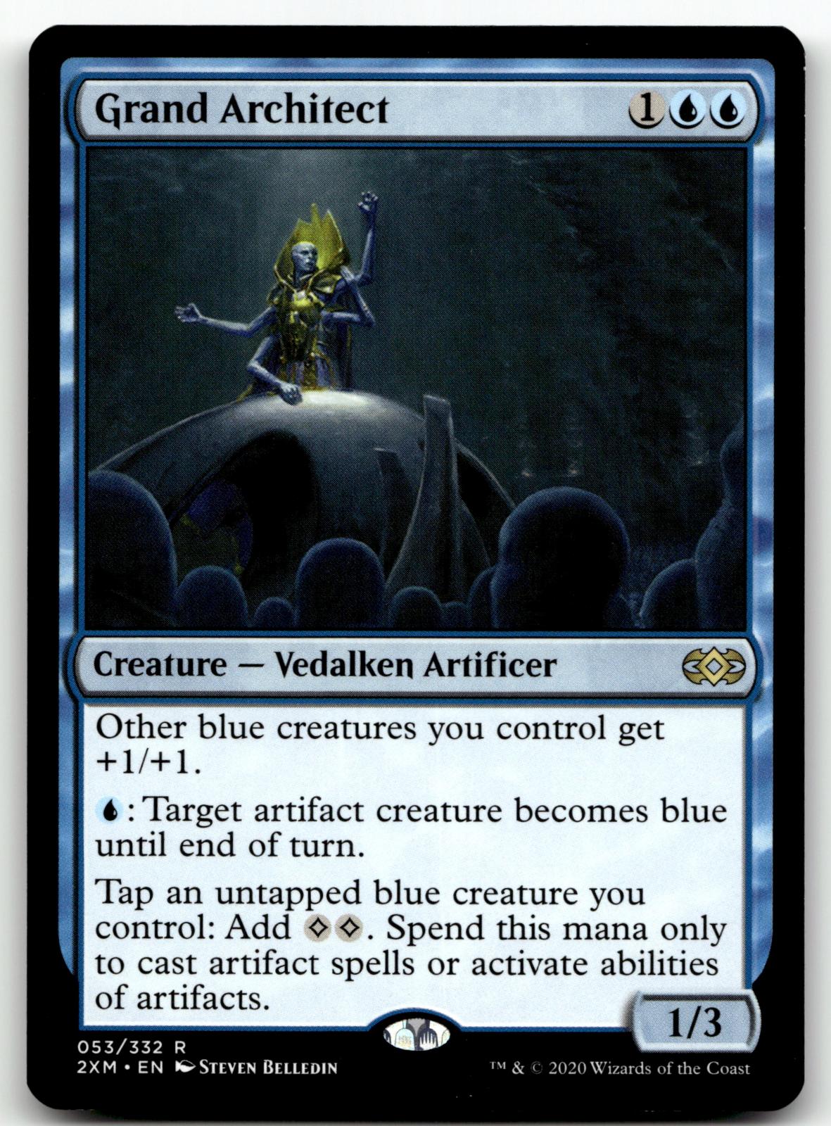 Grand Architect 53 Rare Double Masters Magic: The Gathering Near Mint