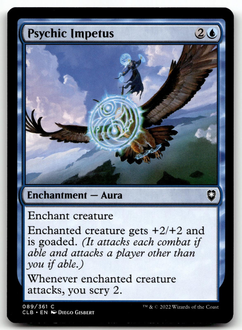 Psychic Impetus 89 Commander Legends: Battle for Baldur's Gate Magic: The Gathering NM