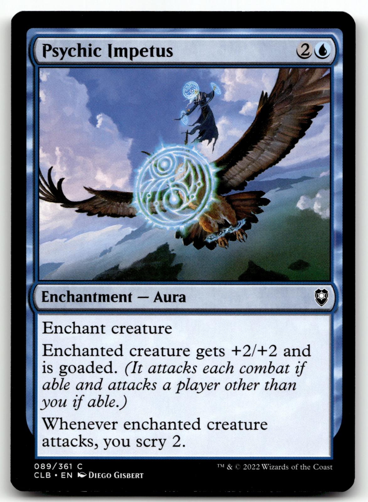 Psychic Impetus 89 Commander Legends: Battle for Baldur's Gate Magic: The Gathering NM