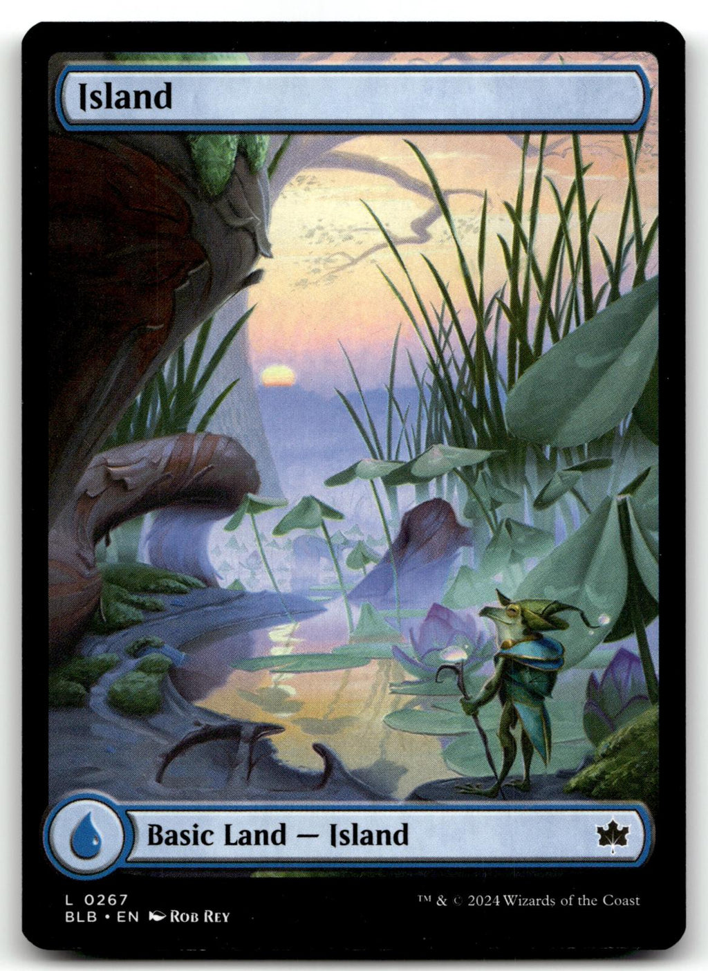 Island (0267) 267 Land Bloomburrow Magic: The Gathering Near Mint