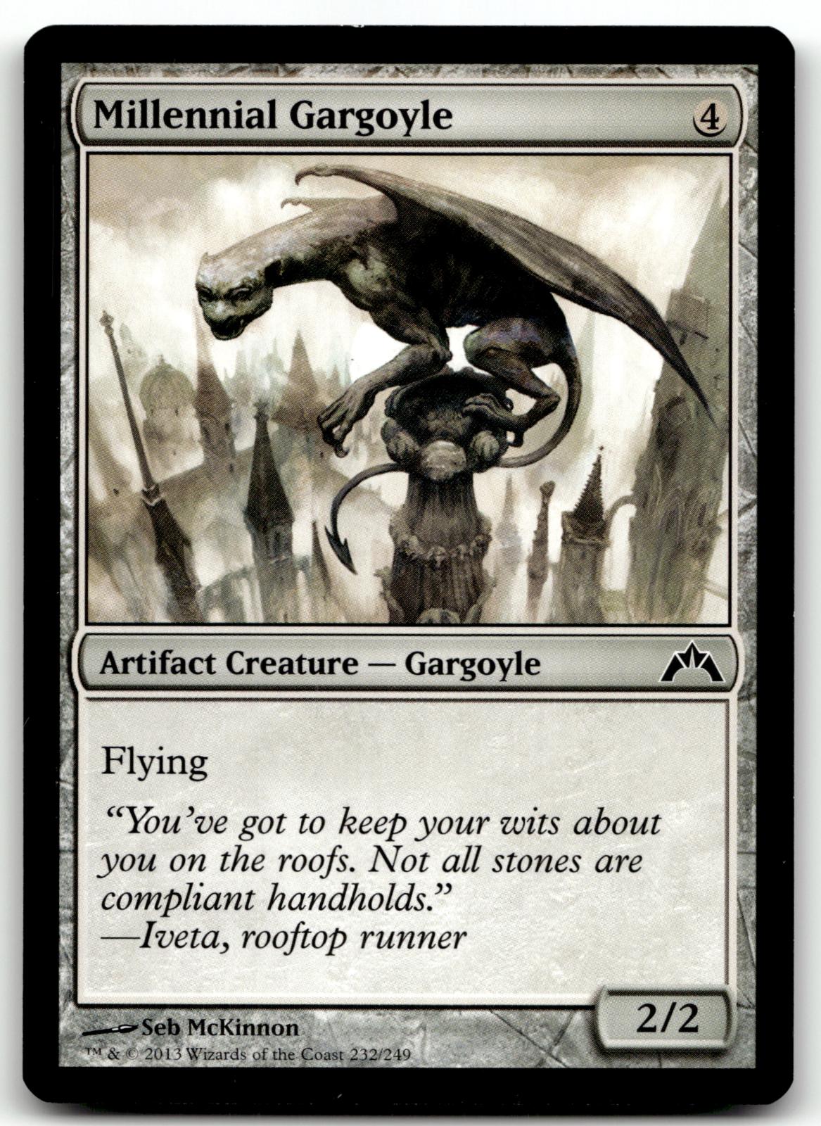 Millennial Gargoyle 232 Common Gatecrash Magic: The Gathering Near Mint