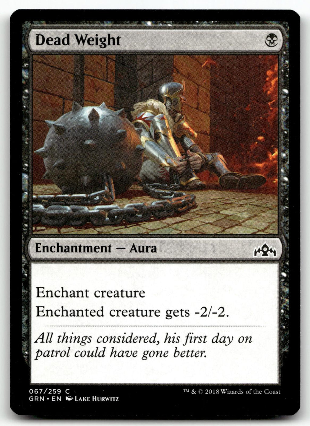 Dead Weight 67 Common Guilds of Ravnica Magic: The Gathering Near Mint