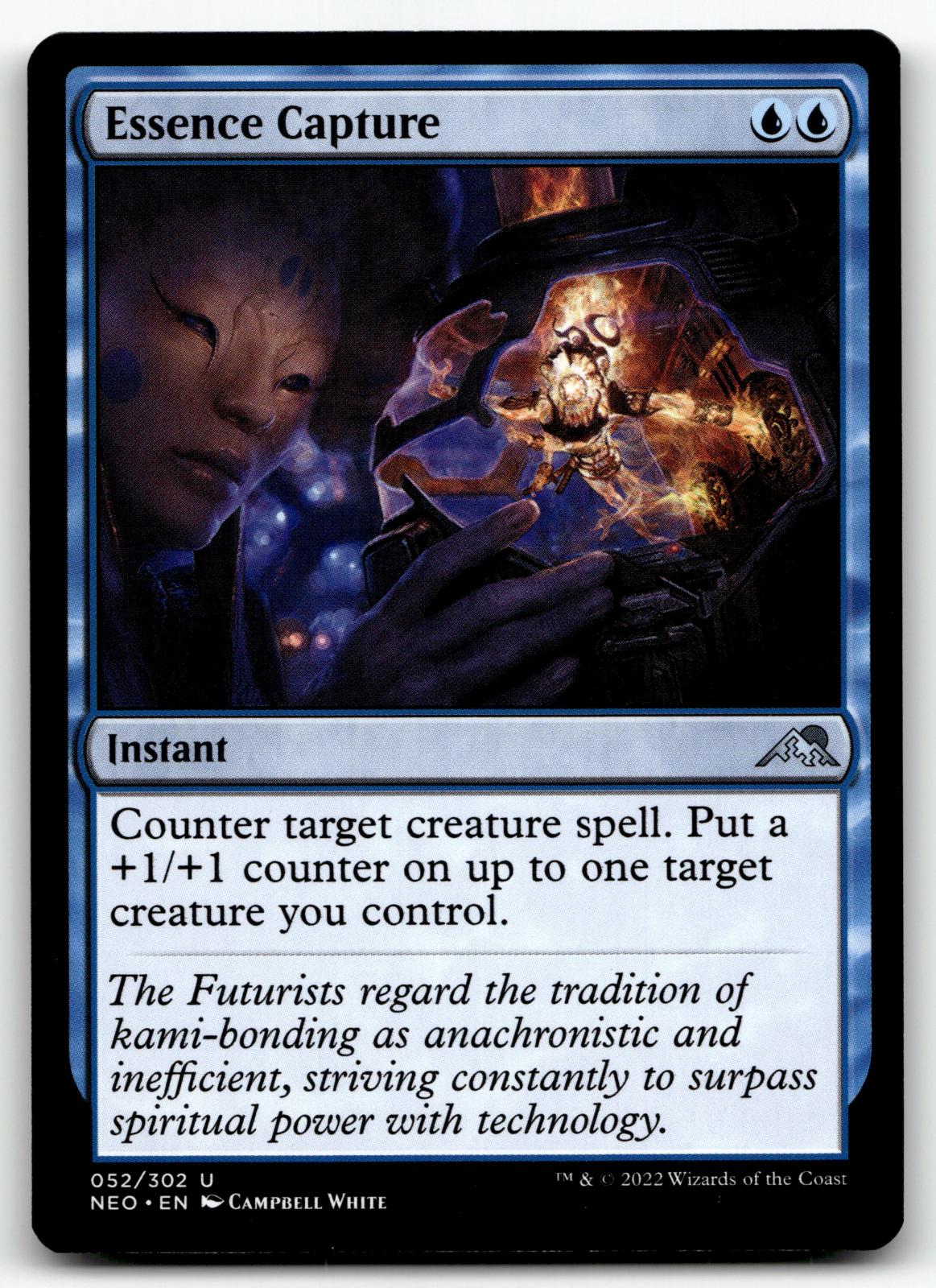 Essence Capture 52 Uncommon Kamigawa: Neon Dynasty Magic: The Gathering NM
