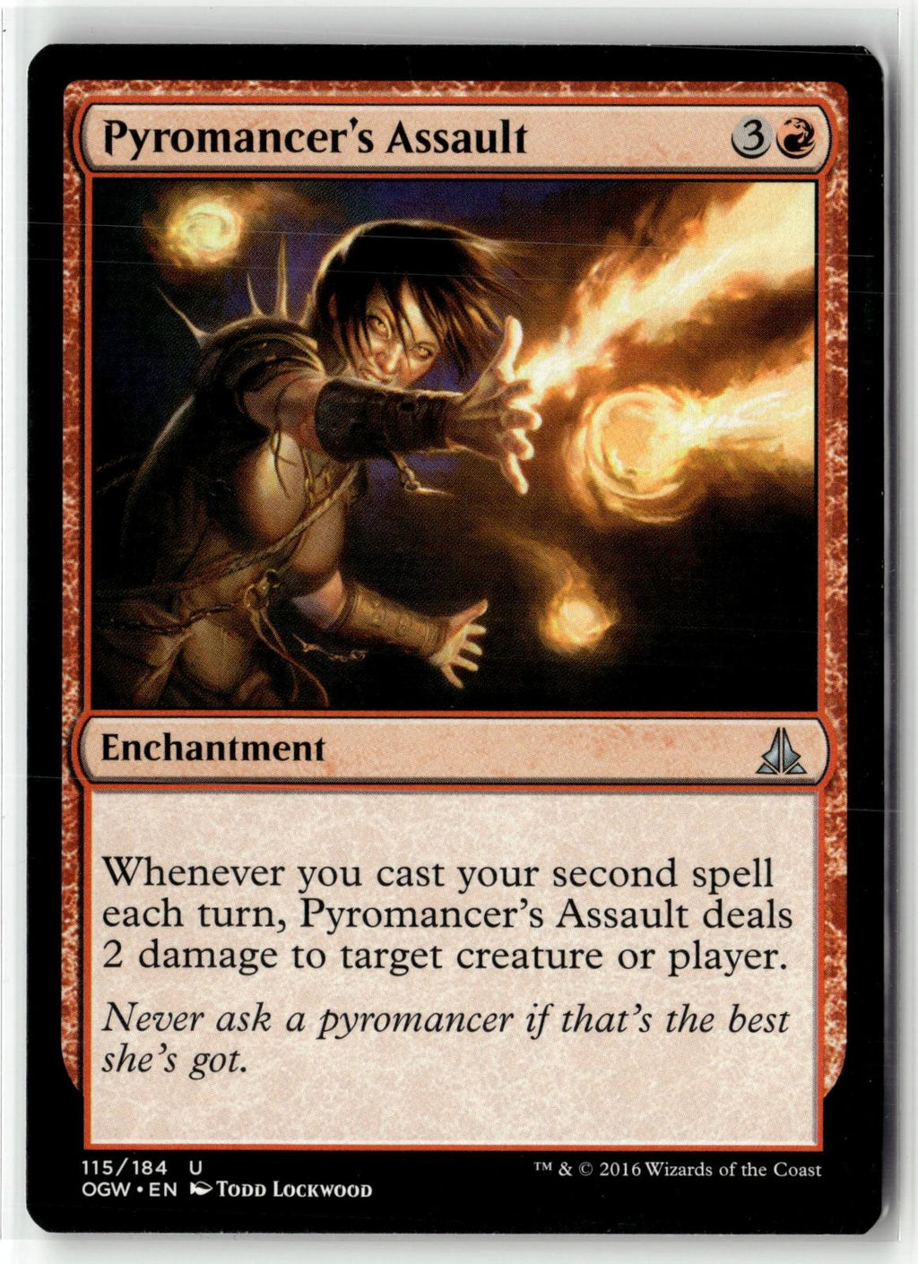 Pyromancer's Assault 115 Uncommon Oath of the Gatewatch Magic: The Gathering NM