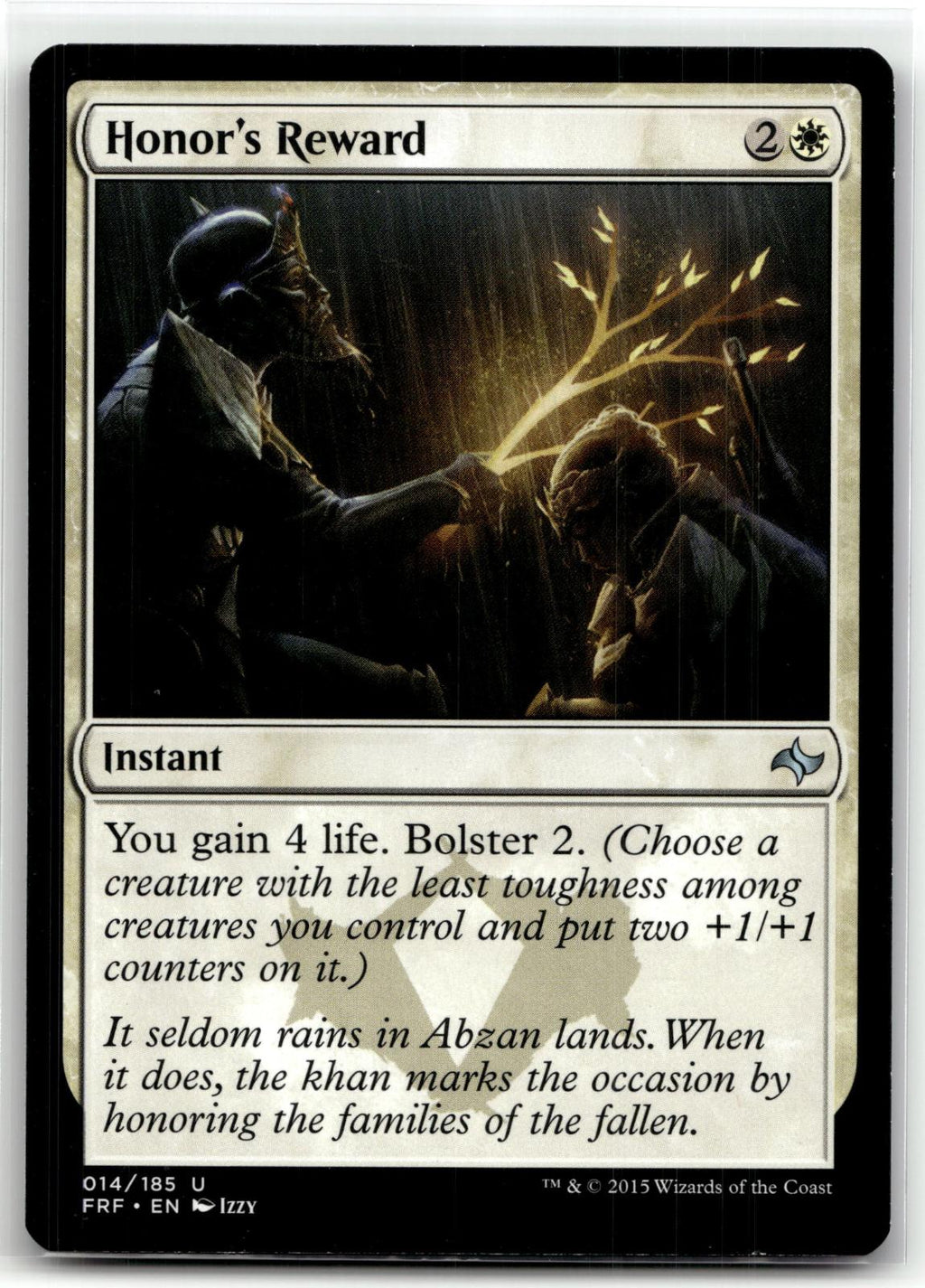 Honor's Reward 14 Uncommon Fate Reforged Magic: The Gathering Near Mint
