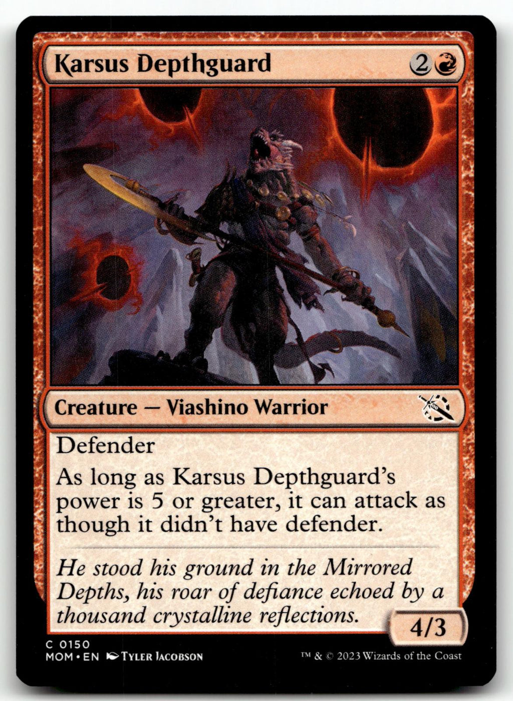 Karsus Depthguard 150 Common March of the Machine Magic: The Gathering Near Mint