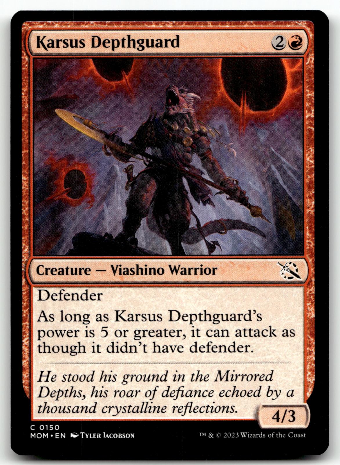 Karsus Depthguard 150 Common March of the Machine Magic: The Gathering Near Mint