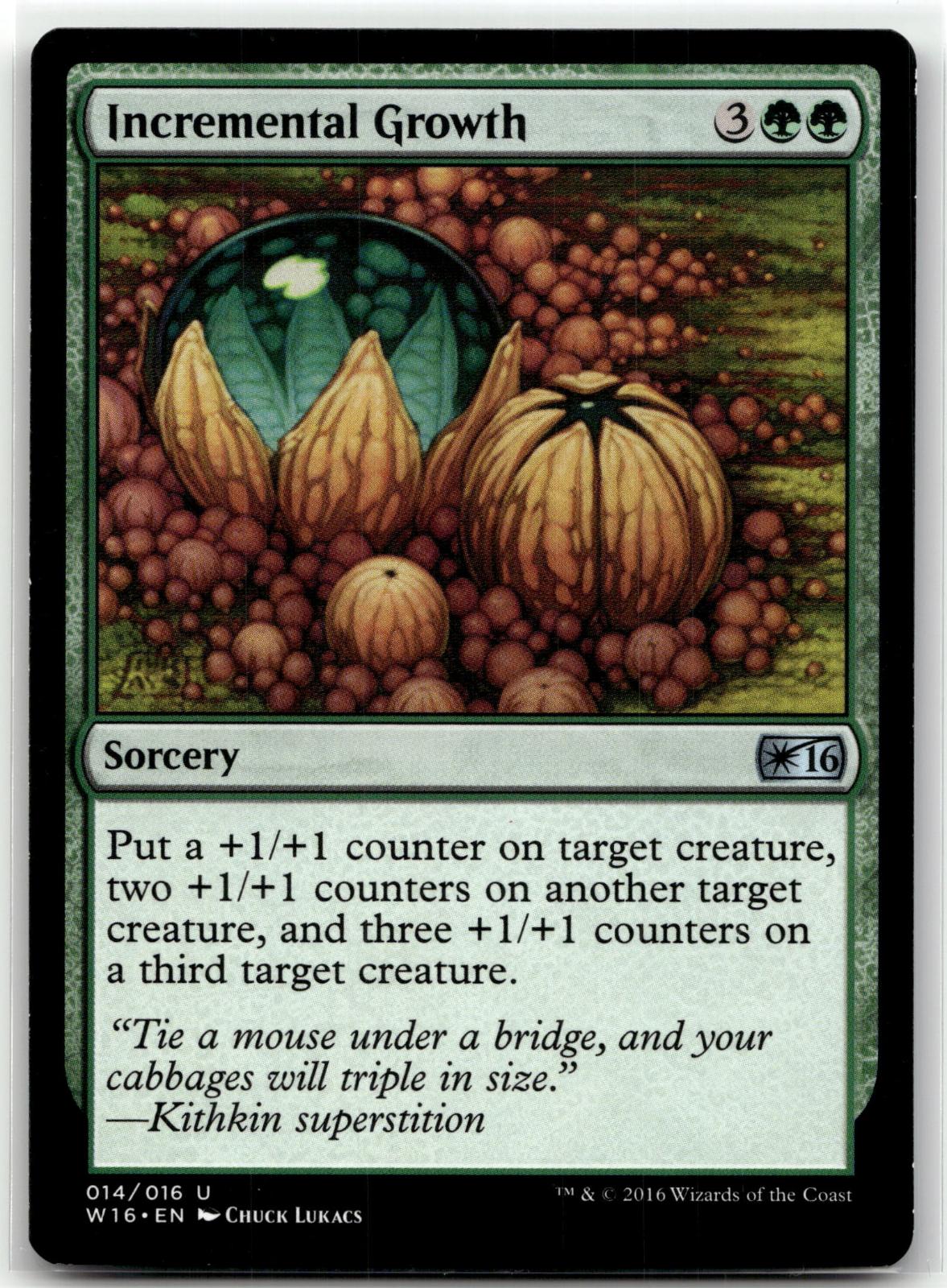 Incremental Growth 14 Uncommon Welcome Deck 2016 Magic: The Gathering Near Mint