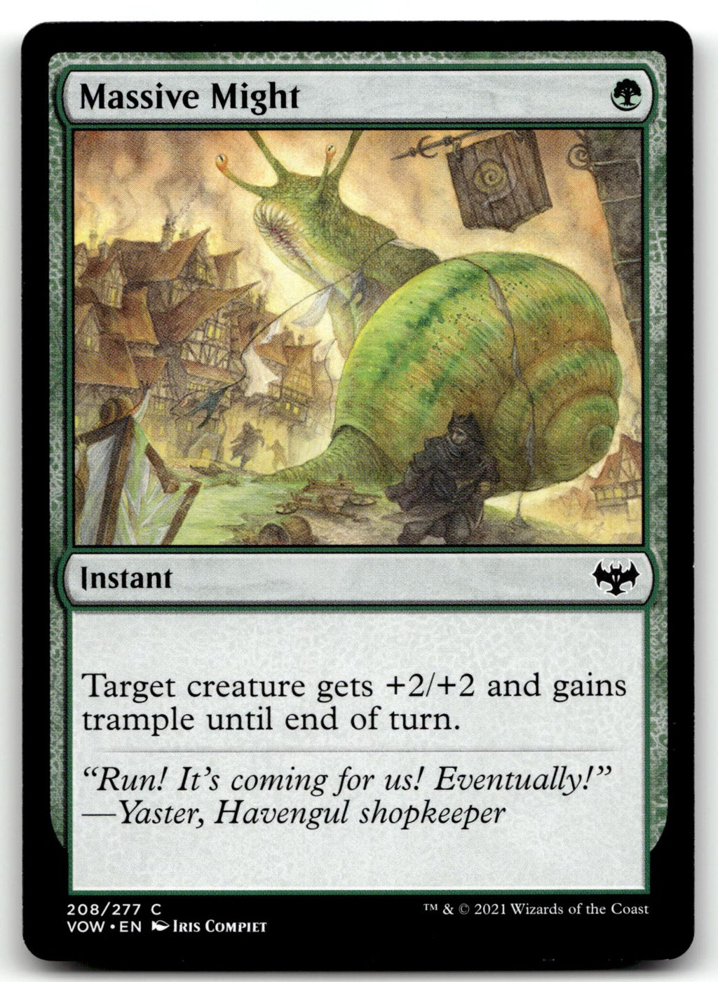 Massive Might 208 Common Innistrad: Crimson Vow Magic: The Gathering Near Mint