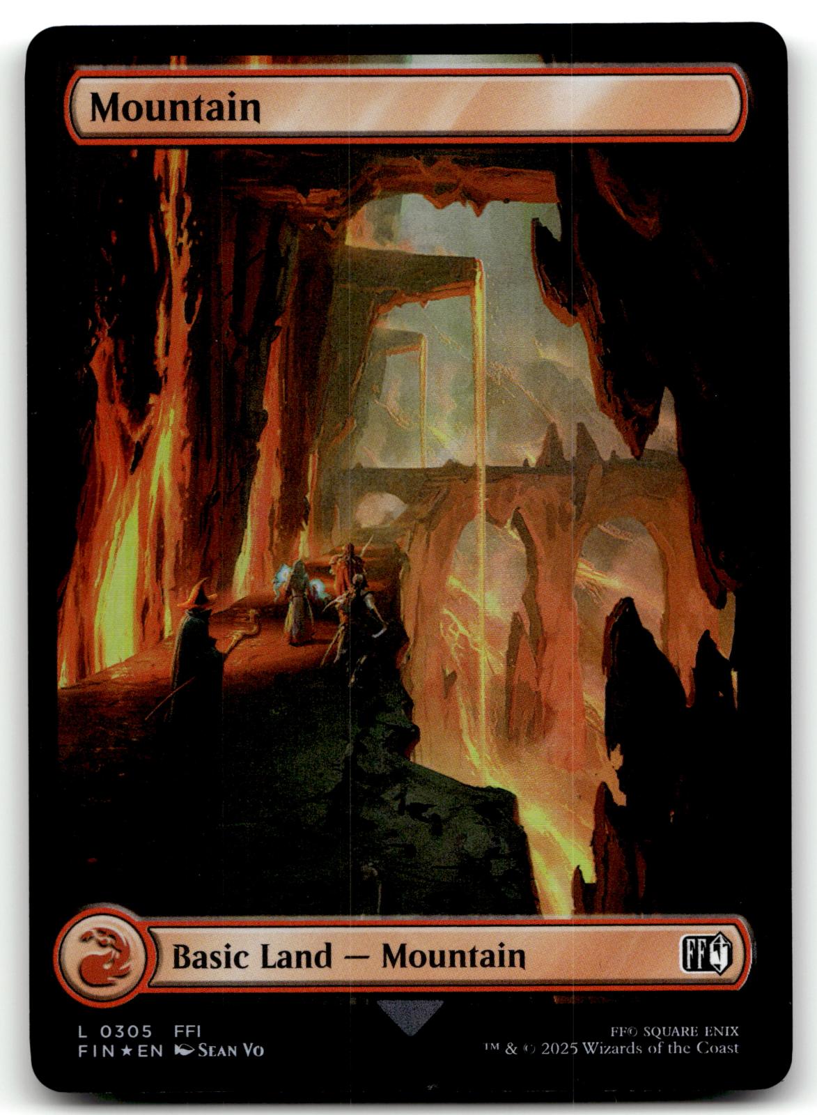 Mountain (0305) 305 Land FINAL FANTASY Magic: The Gathering Near Mint