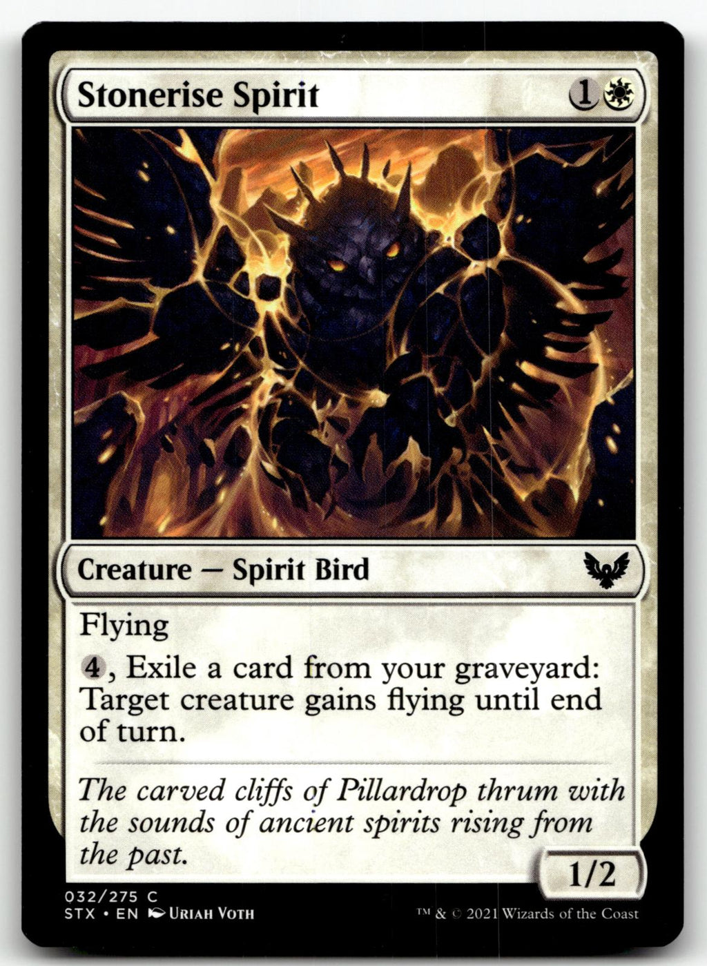 Stonerise Spirit 32 Common Strixhaven: School of Mages Magic: The Gathering NM