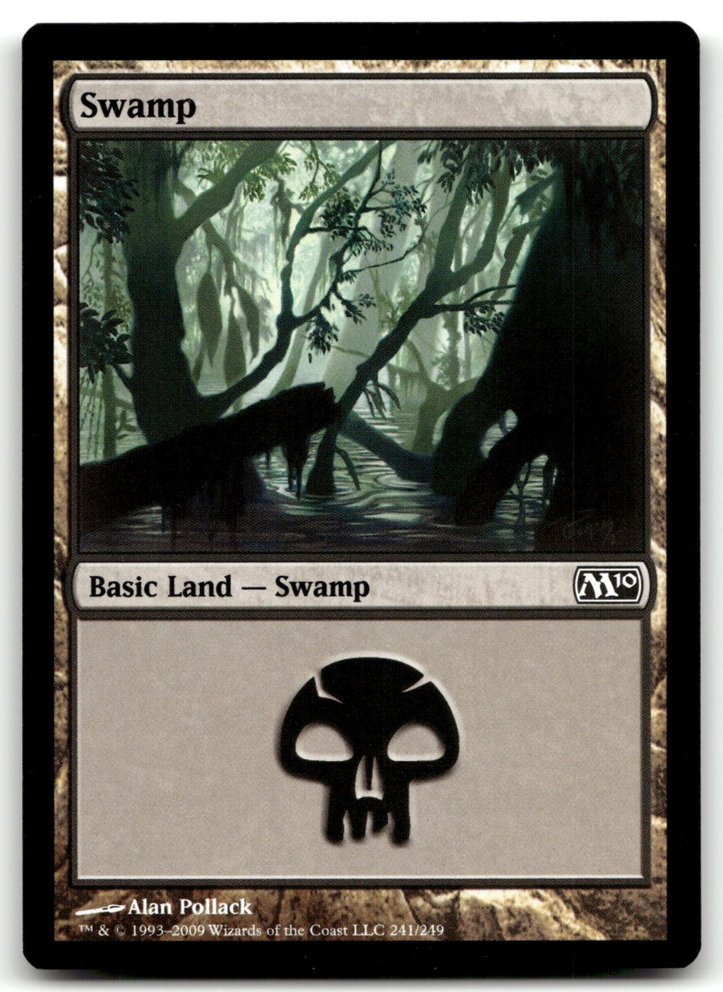 Swamp (241) 241 Land Magic 2010 (M10) Magic: The Gathering Near Mint