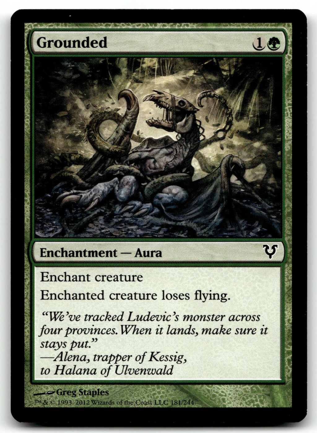 Grounded 181 Common Avacyn Restored Magic: The Gathering Near Mint