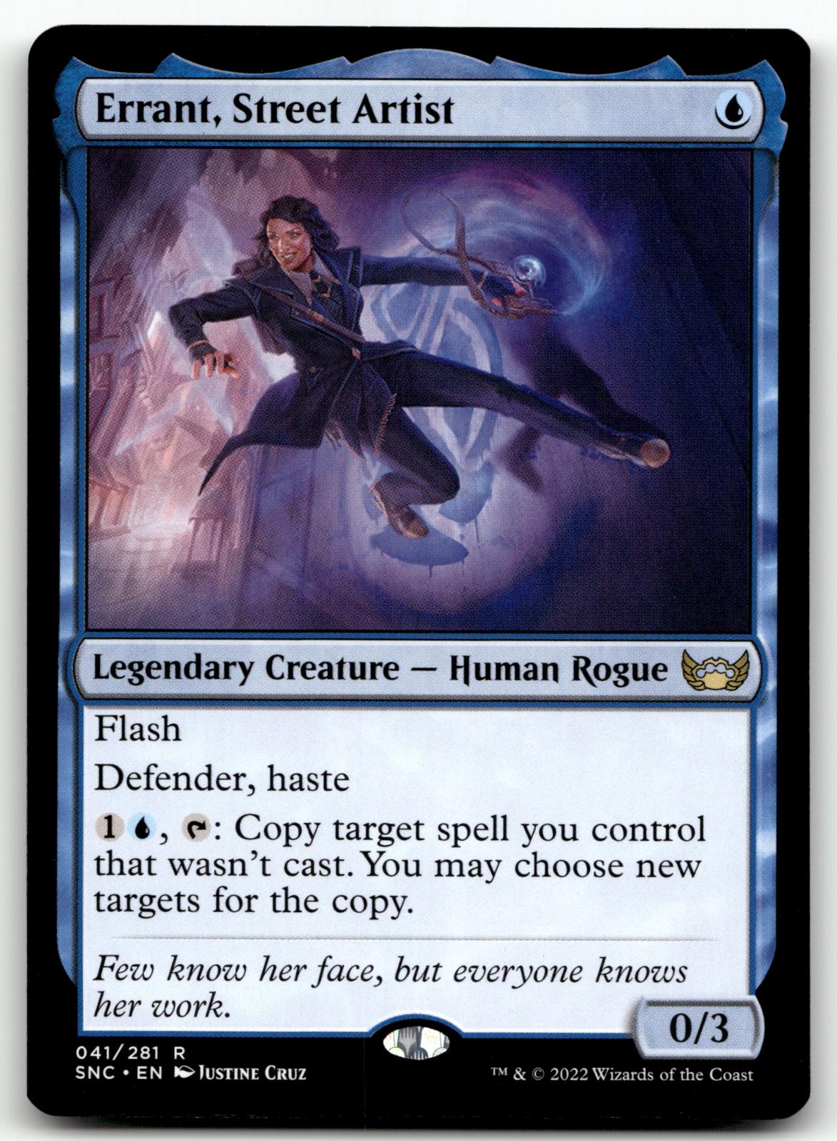 Errant, Street Artist 41 Rare Streets of New Capenna Magic: The Gathering NM
