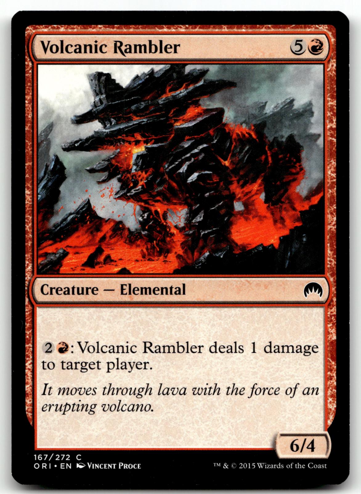 Volcanic Rambler 167 Common Magic Origins Magic: The Gathering Near Mint