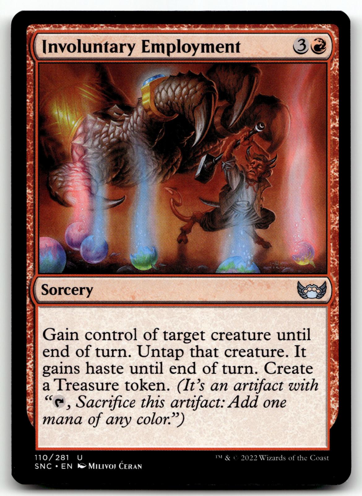 Involuntary Employment 110 Streets of New Capenna Magic: The Gathering NM