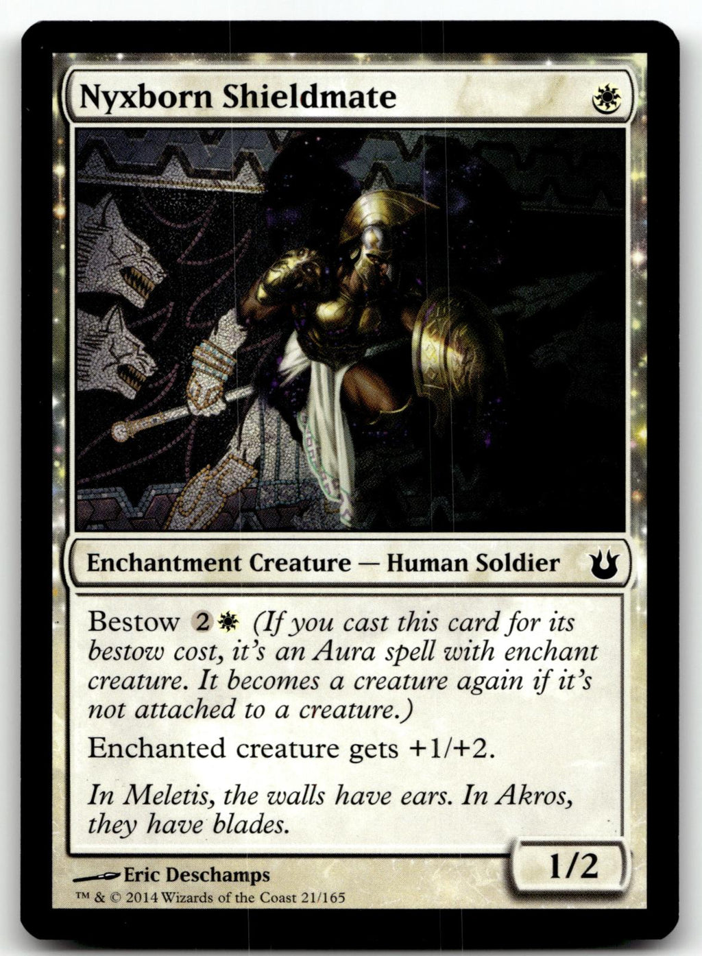 Nyxborn Shieldmate 21 Common Born of the Gods Magic: The Gathering Near Mint