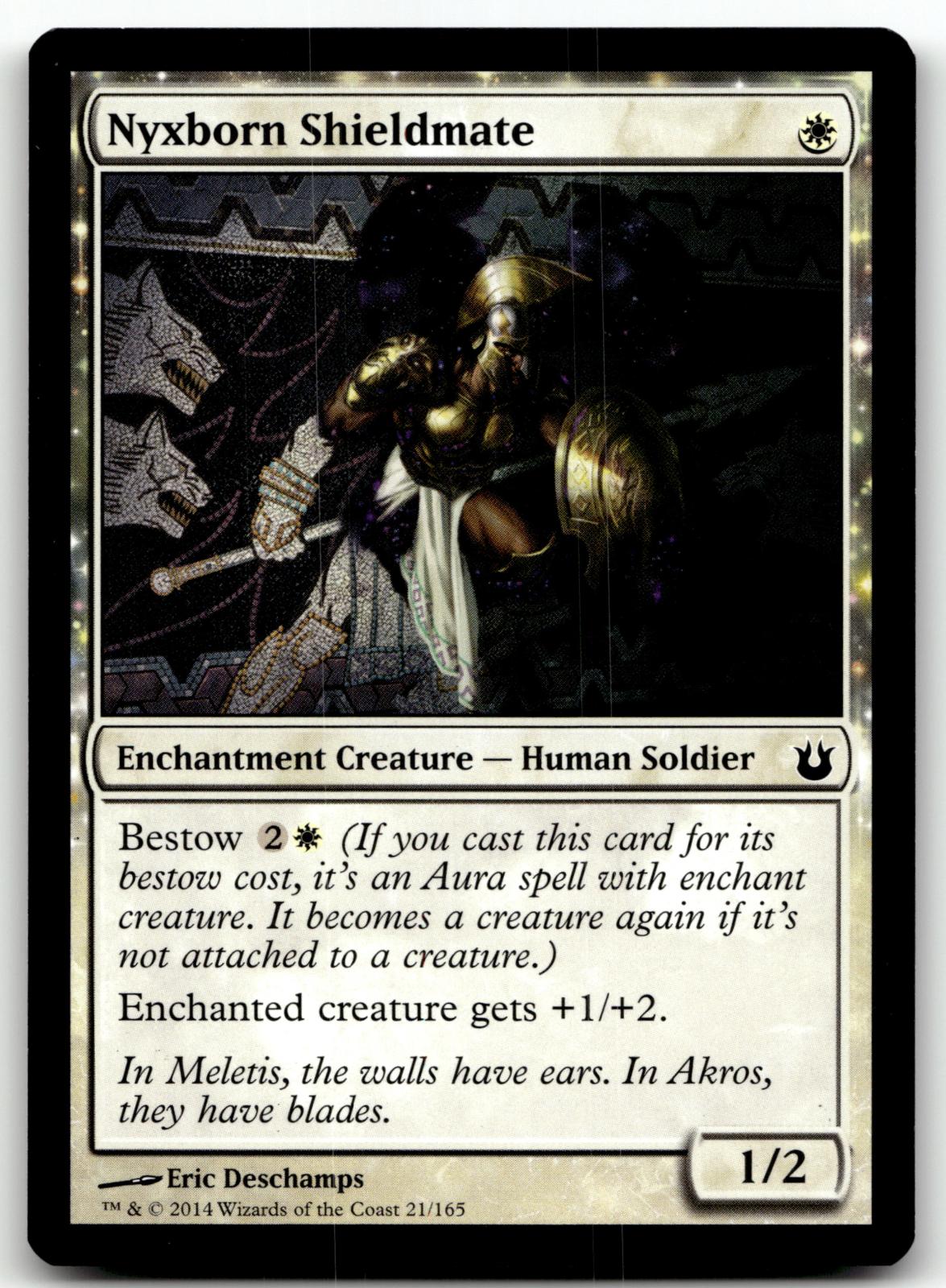 Nyxborn Shieldmate 21 Common Born of the Gods Magic: The Gathering Near Mint