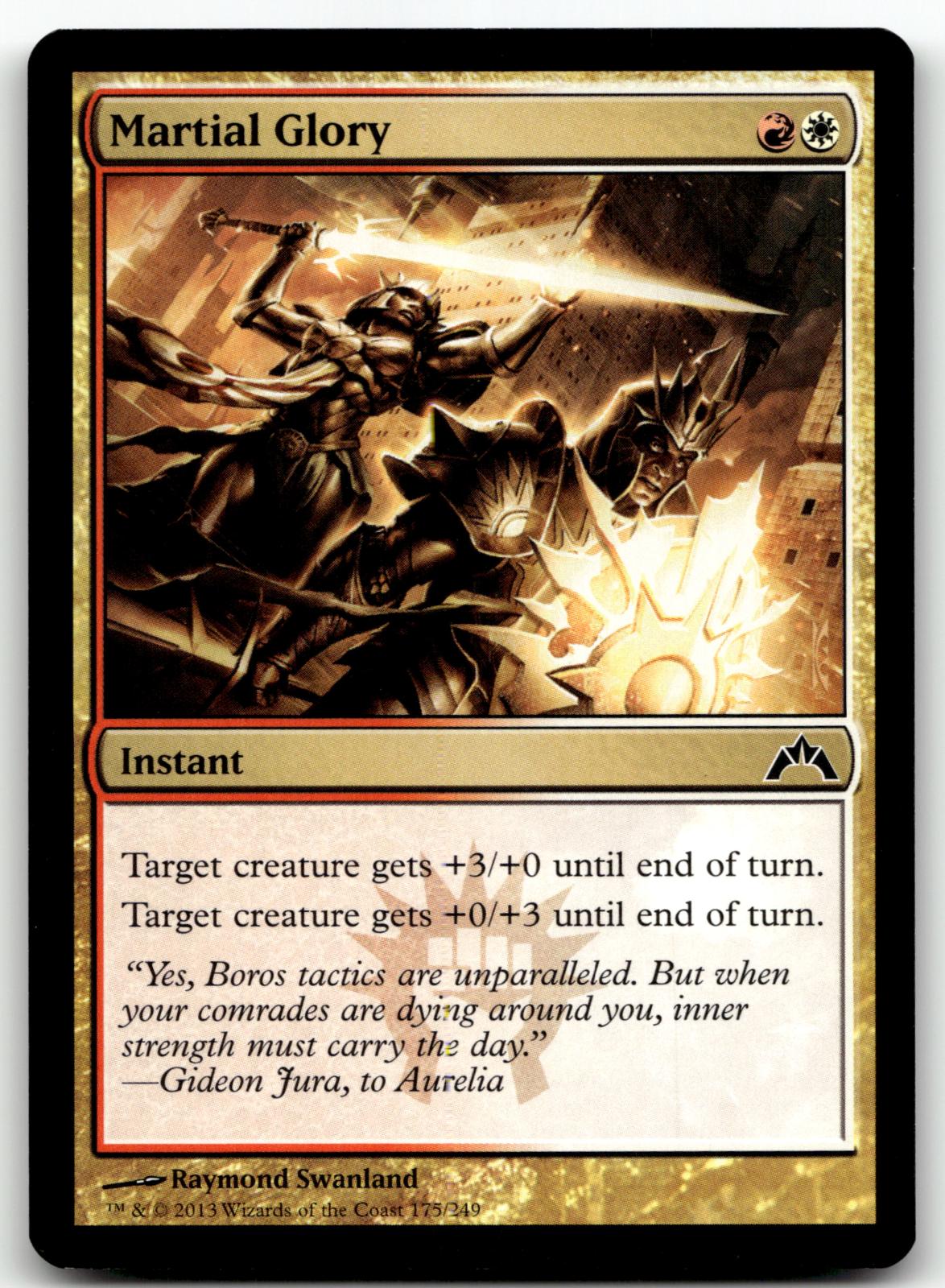 Martial Glory 91 Common Guilds of Ravnica: Guild Kits Magic: The Gathering NM
