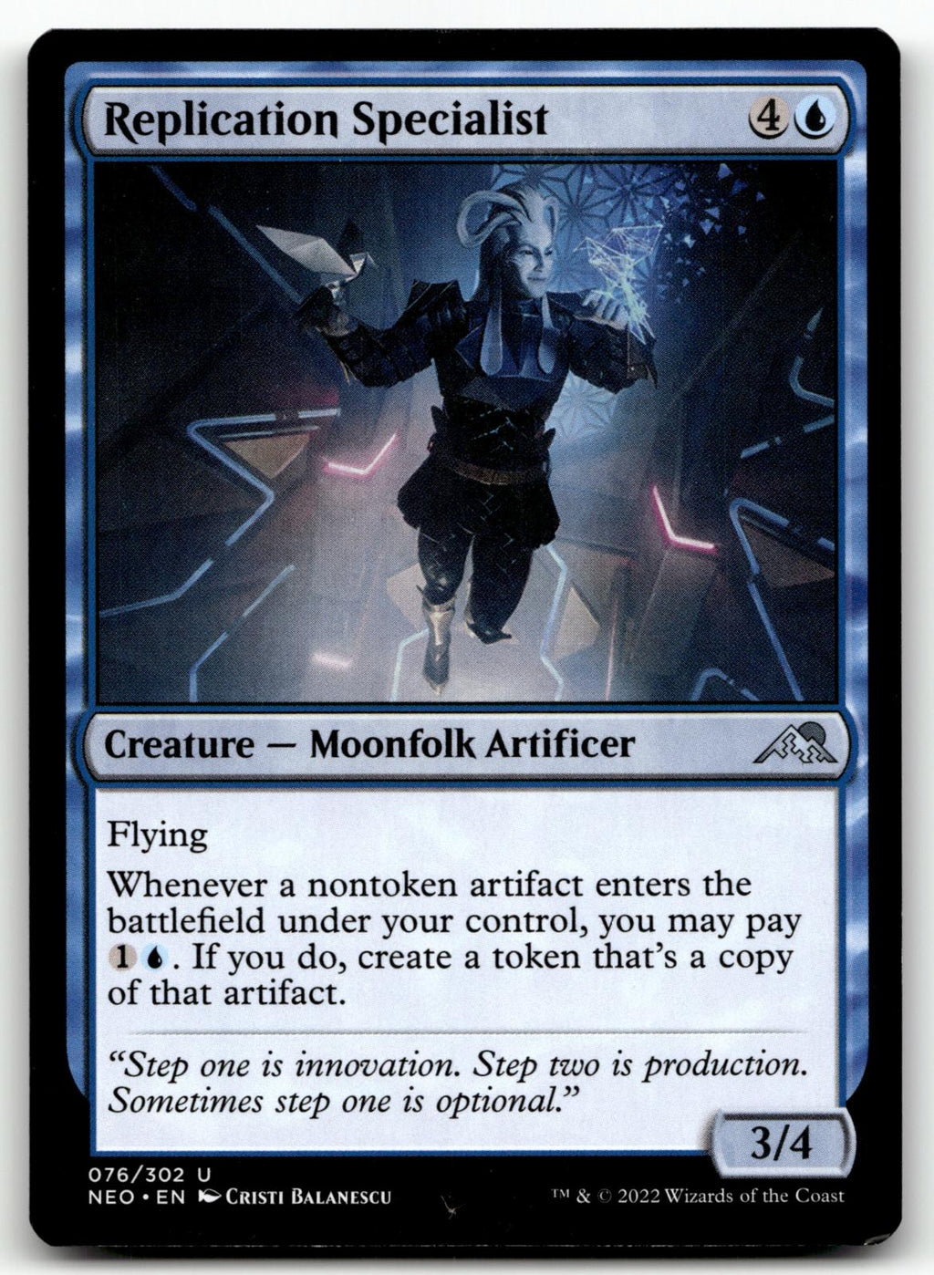 Replication Specialist 76 Kamigawa: Neon Dynasty Magic: The Gathering NM