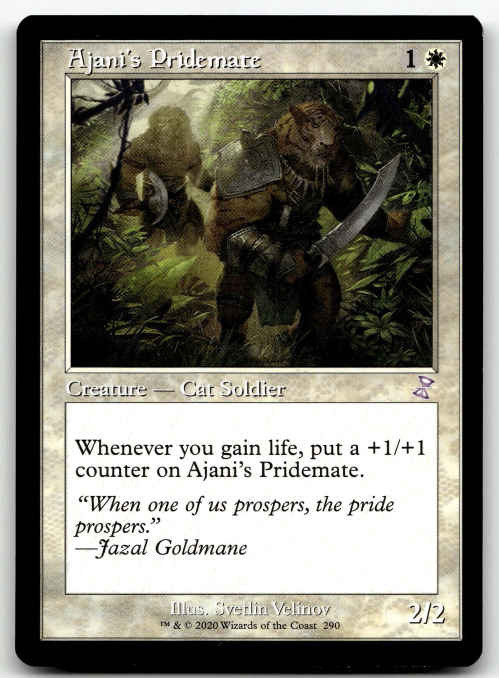 Ajani's Pridemate 290 Special Time Spiral: Remastered Magic: The Gathering NM