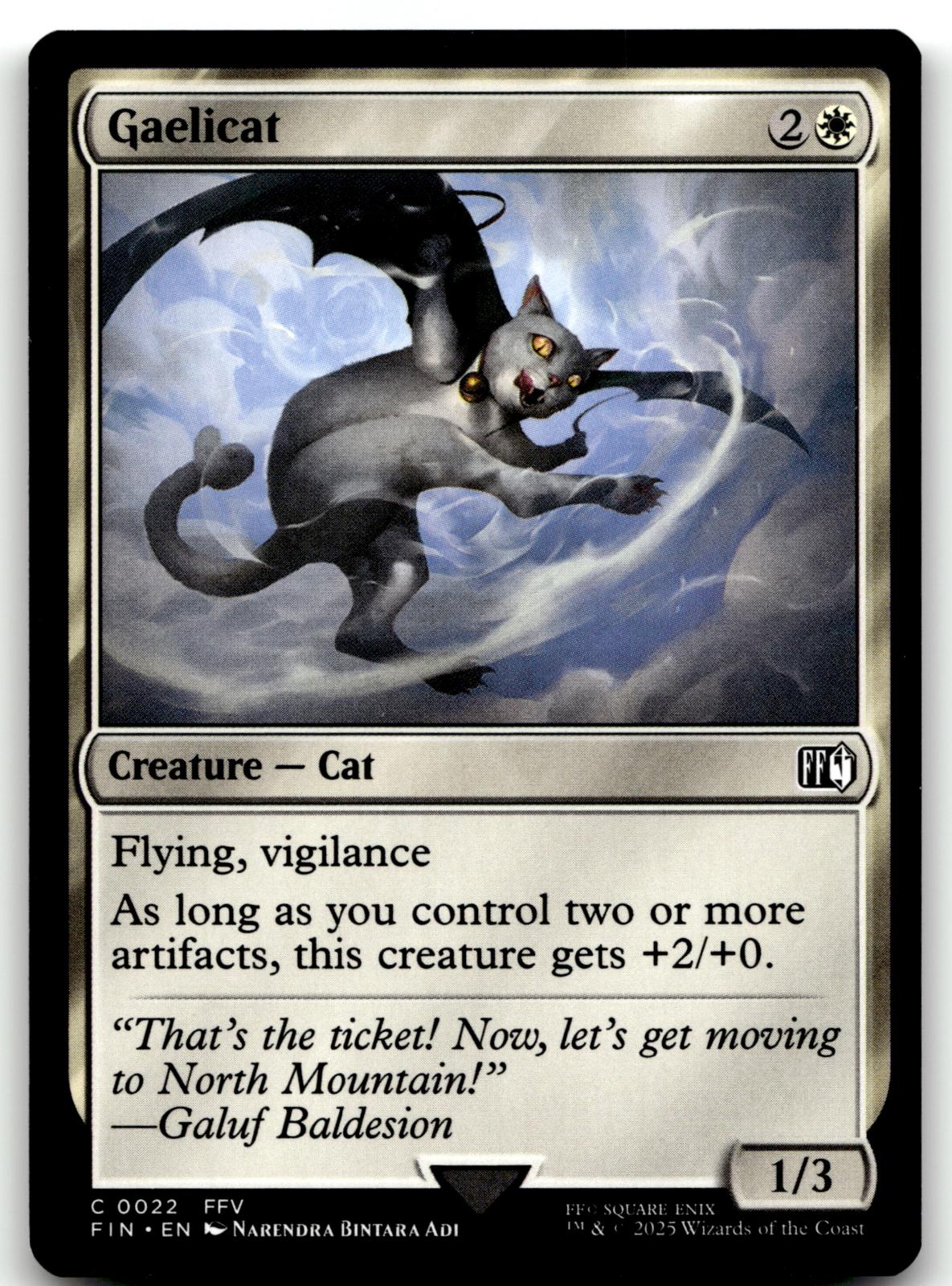Gaelicat 22 Common FINAL FANTASY Magic: The Gathering Near Mint