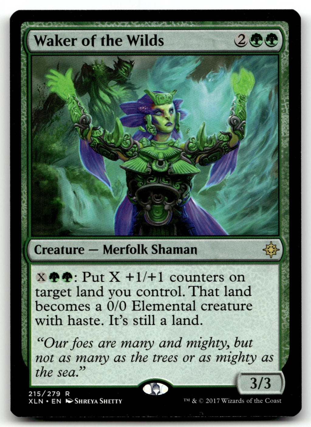 Waker of the Wilds 215 Rare Ixalan Magic: The Gathering Near Mint
