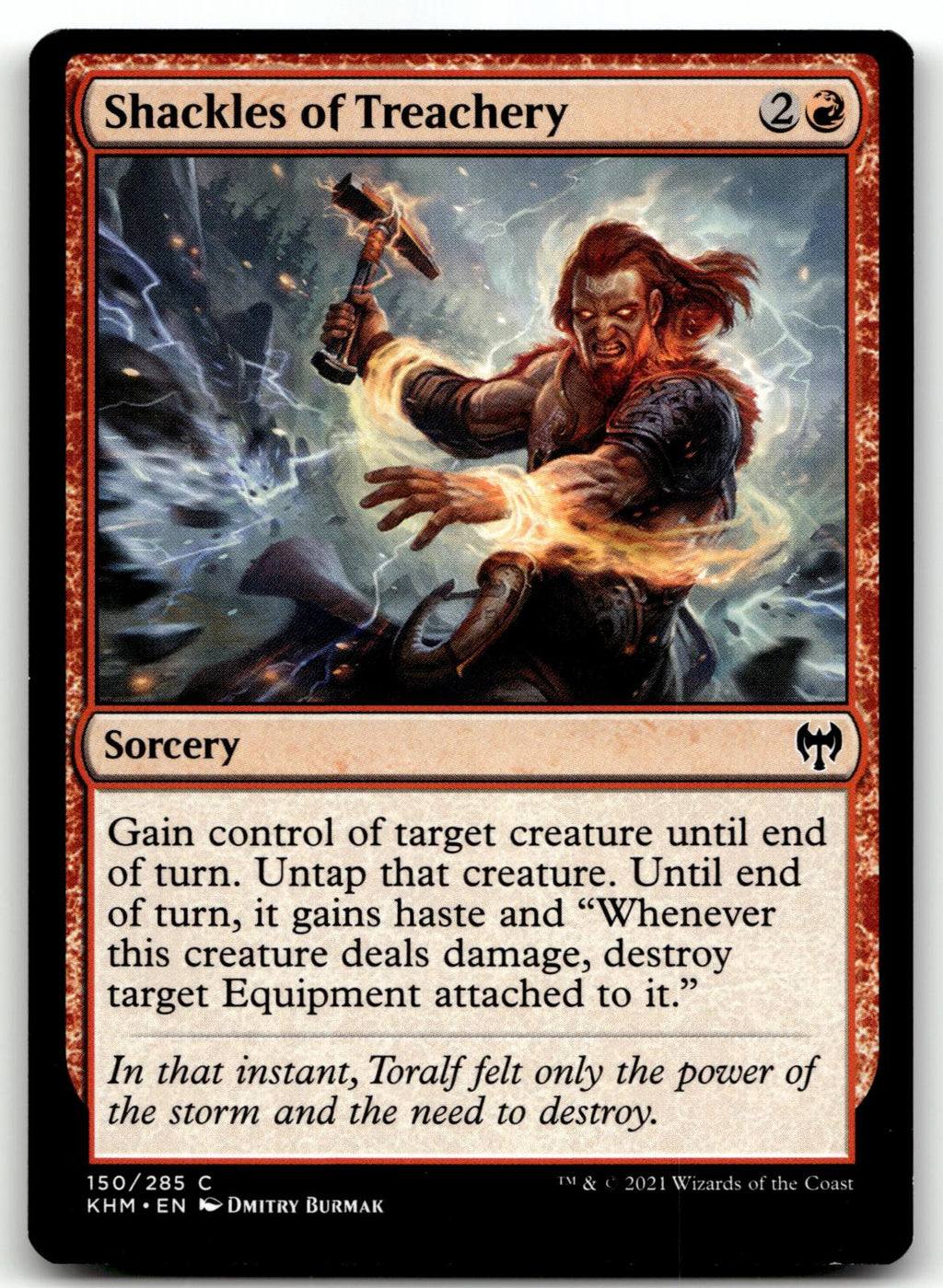 Shackles of Treachery 150 Common Kaldheim Magic: The Gathering Near Mint