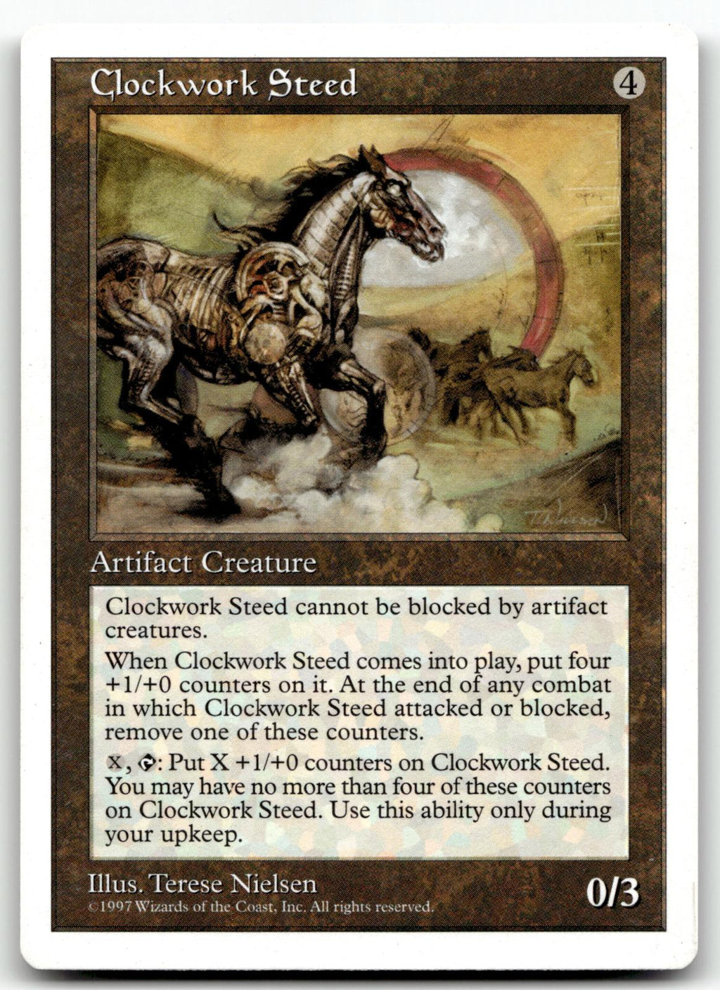 Clockwork Steed Uncommon Fifth Edition Magic: The Gathering Near Mint
