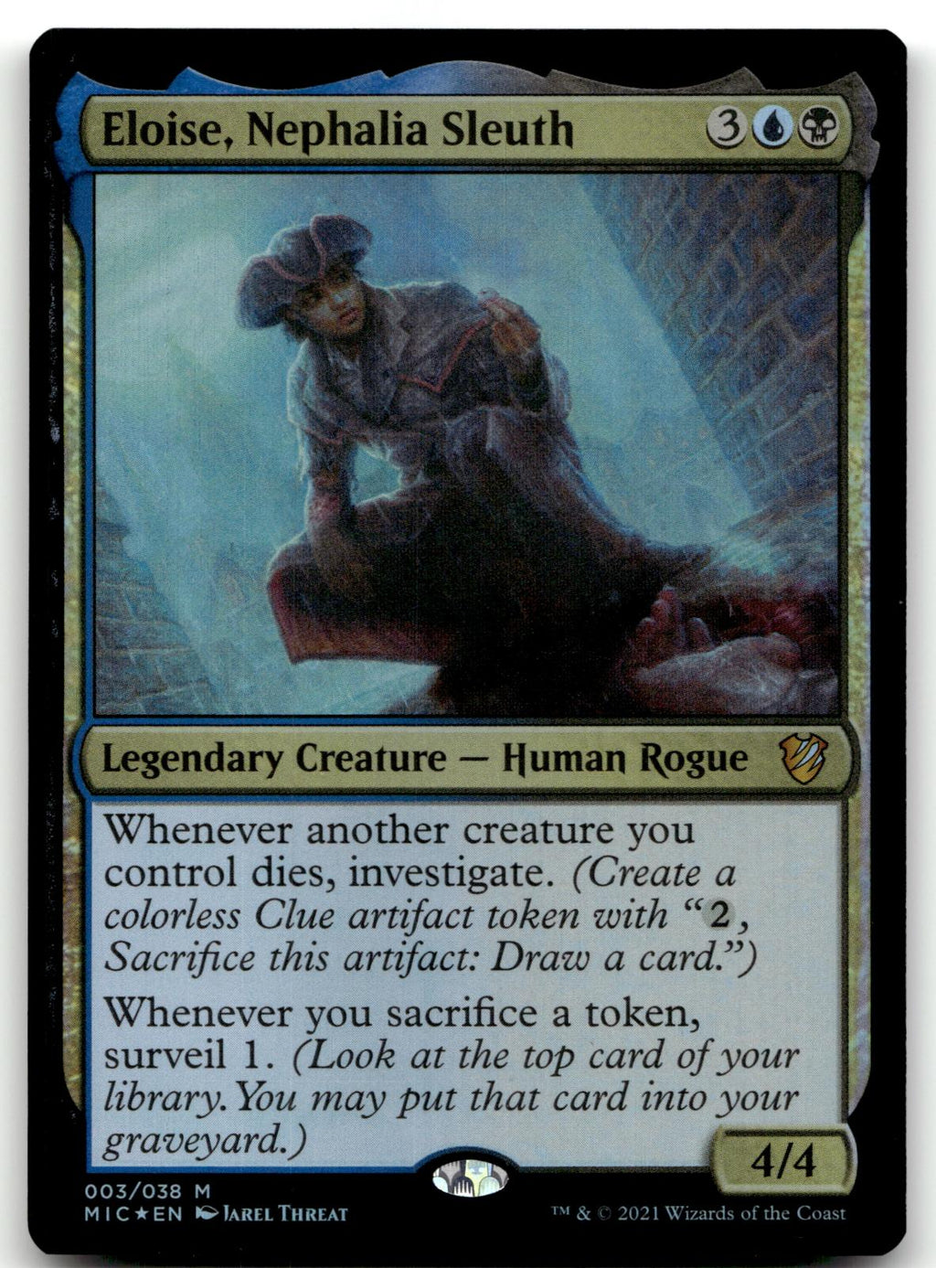 Eloise, Nephalia Sleuth 3 Commander: Innistrad: Midnight Hunt Magic: The Gathering Foil NM