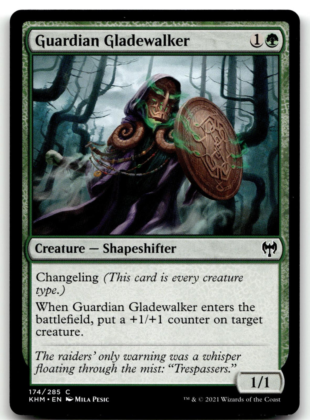Guardian Gladewalker 174 Common Kaldheim Magic: The Gathering Near Mint