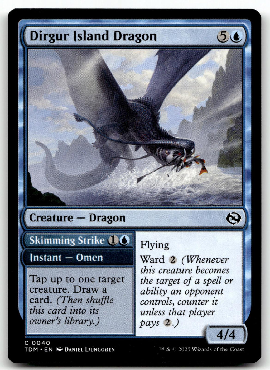 Dirgur Island Dragon 40 Common Tarkir: Dragonstorm Magic: The Gathering NM