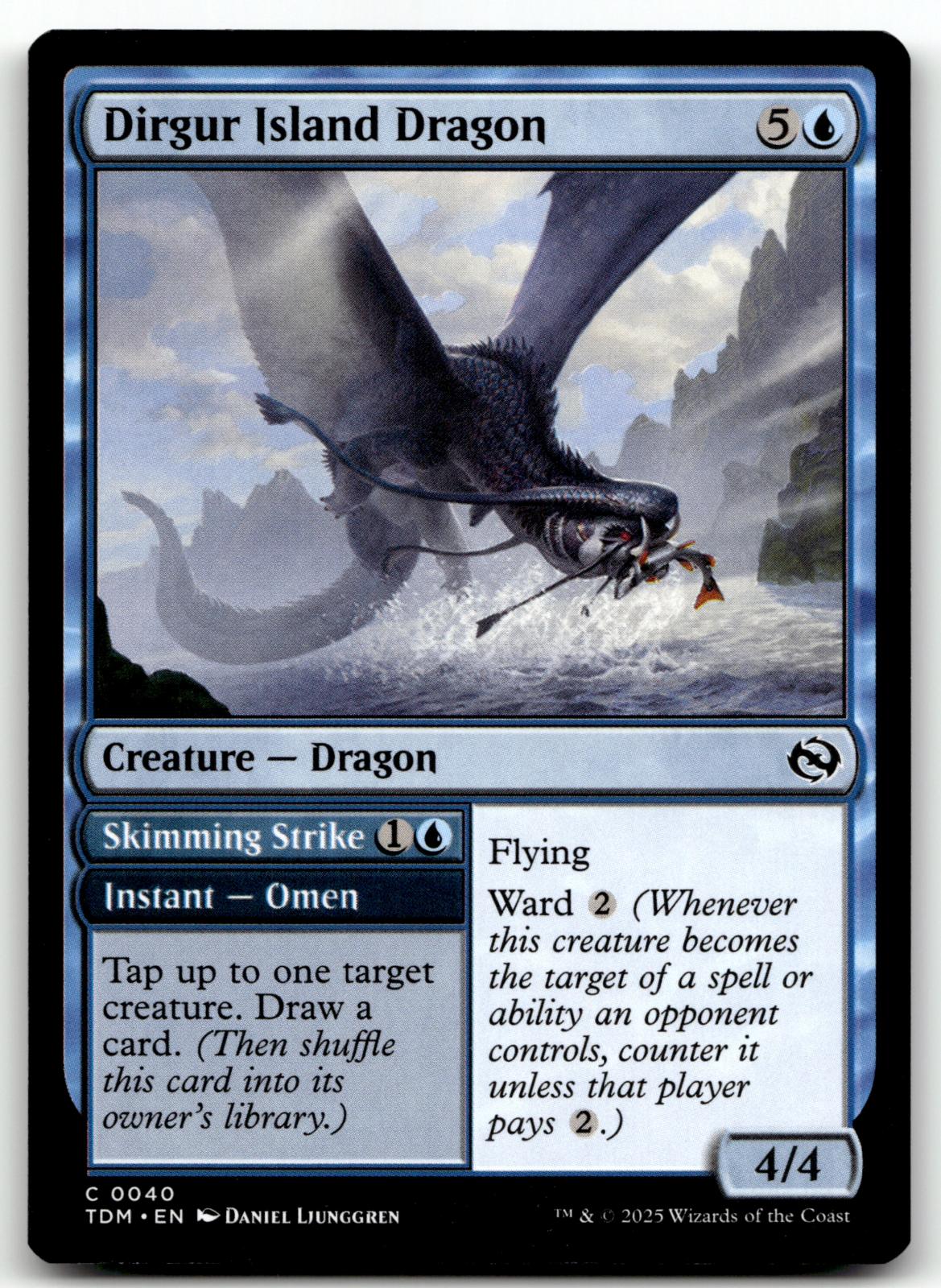 Dirgur Island Dragon 40 Common Tarkir: Dragonstorm Magic: The Gathering NM