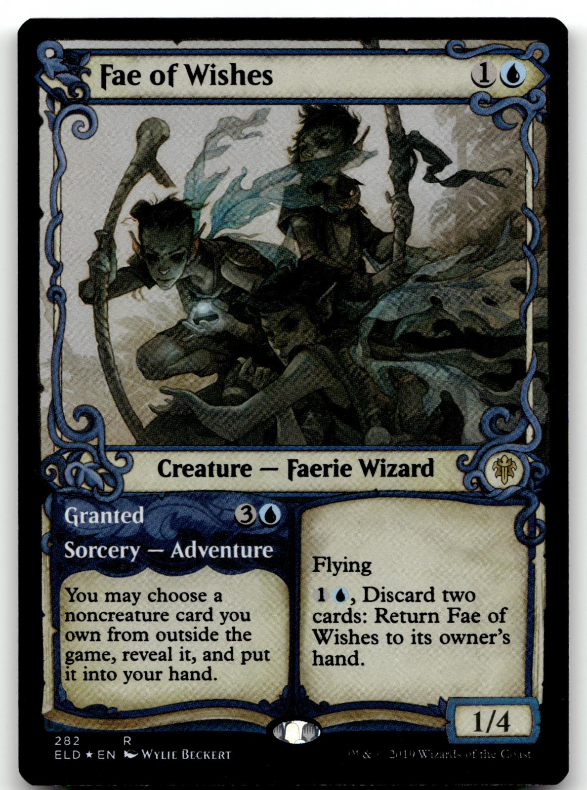 Fae of Wishes (Showcase) 282 Throne of Eldraine Magic: The Gathering Foil NM